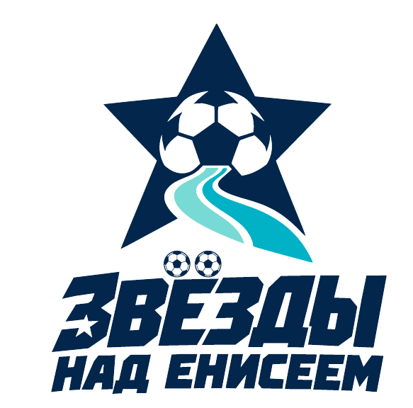 Логотип детской футбольной лиги «Звёзды над Енисеем»