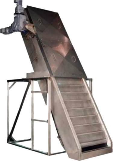 Грабельная решетка грубой очистки сточных вод