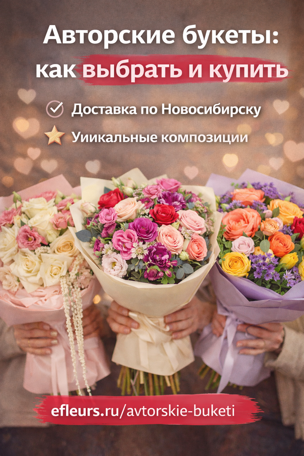 Авторские букеты: как выбрать и купить уникальную композицию с доставкой