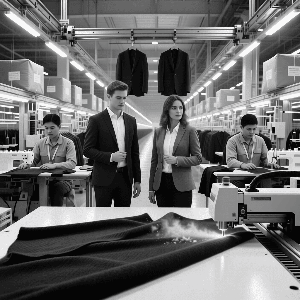 Фабрика по пошиву мужской одежды