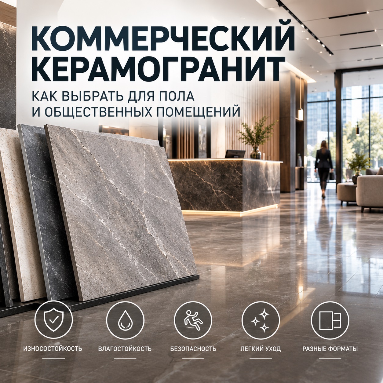 Коммерческий керамогранит Краснодар