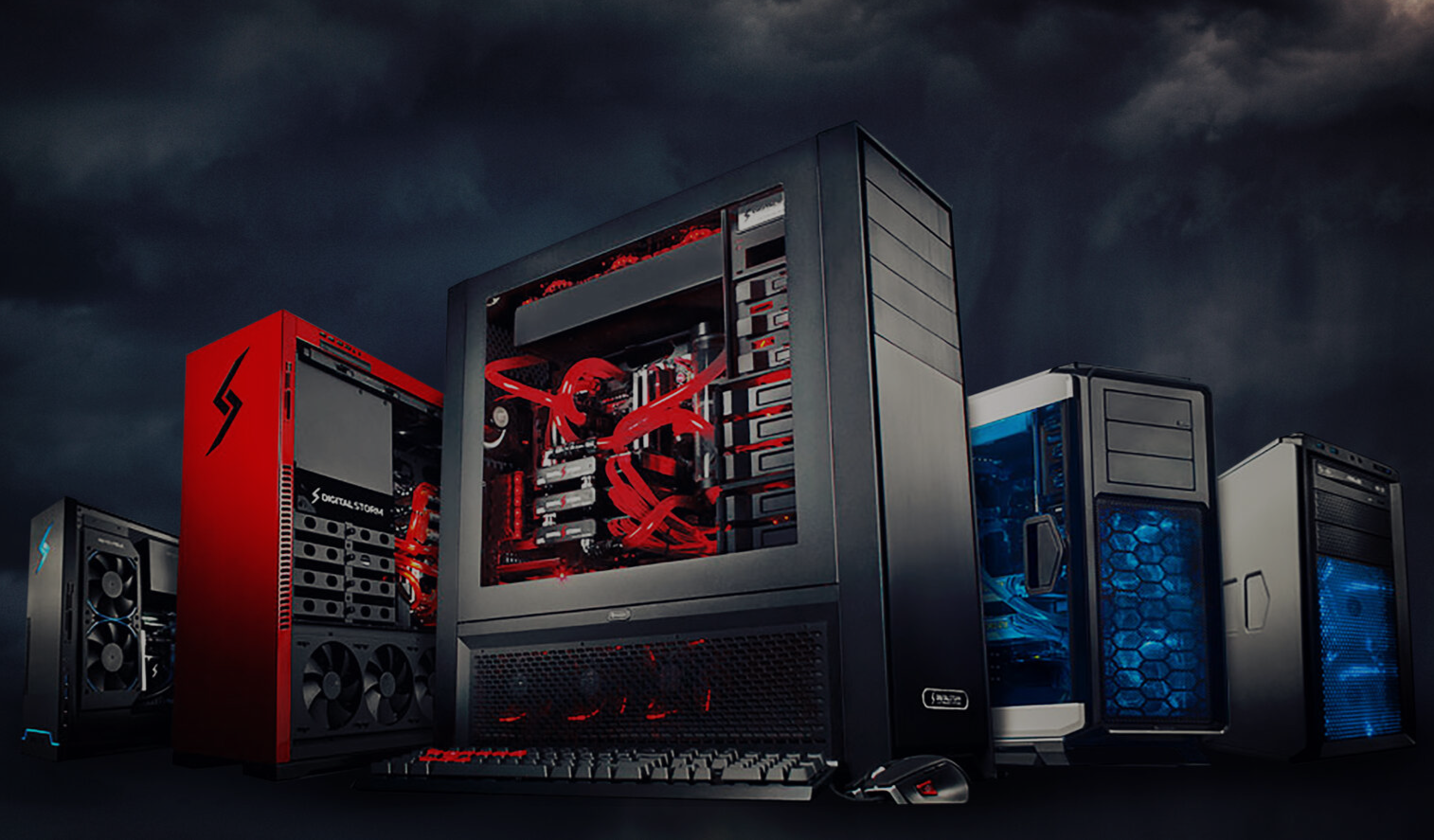 Gaming computer. Игровой компьютер. Геймерские ПК. Сборка компьютера. Мощный системный блок.