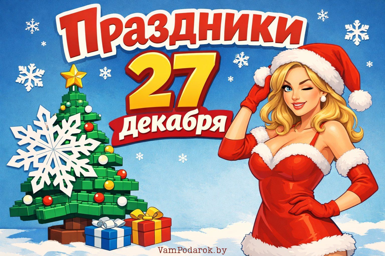 Праздники 27 декабря 2025 года – открытки и картинки
