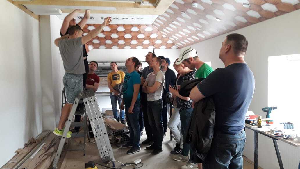 Монтаж потолка 9