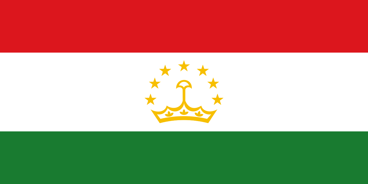 Флаг Таджикистана