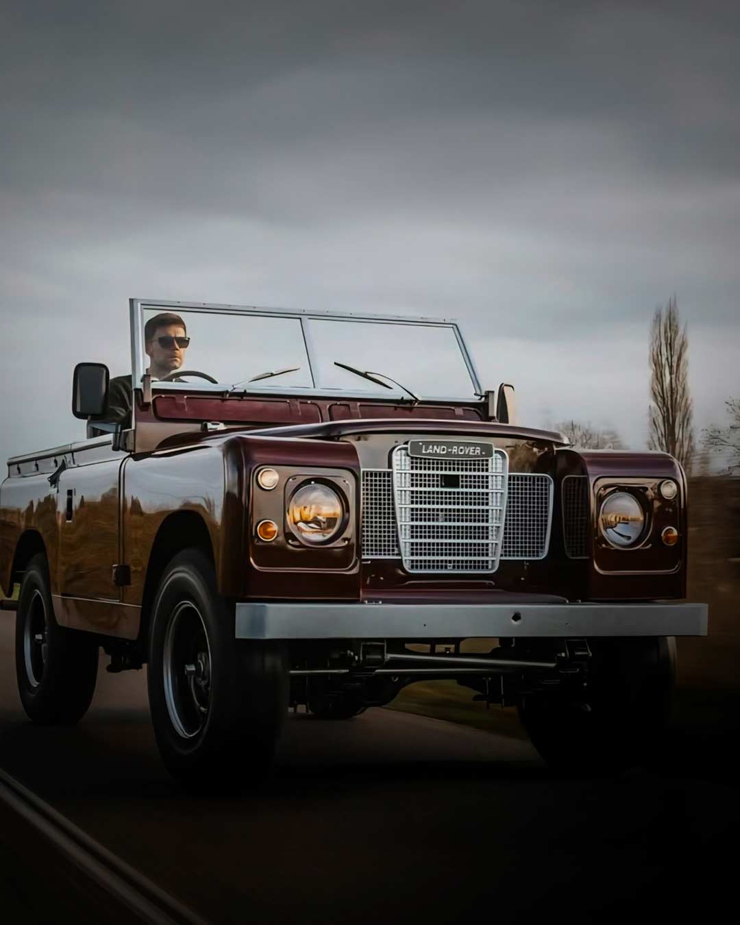 Ретро-заезд на Land Rover