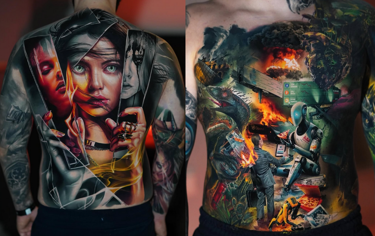 Tatuaże realistyczne - Warszawa