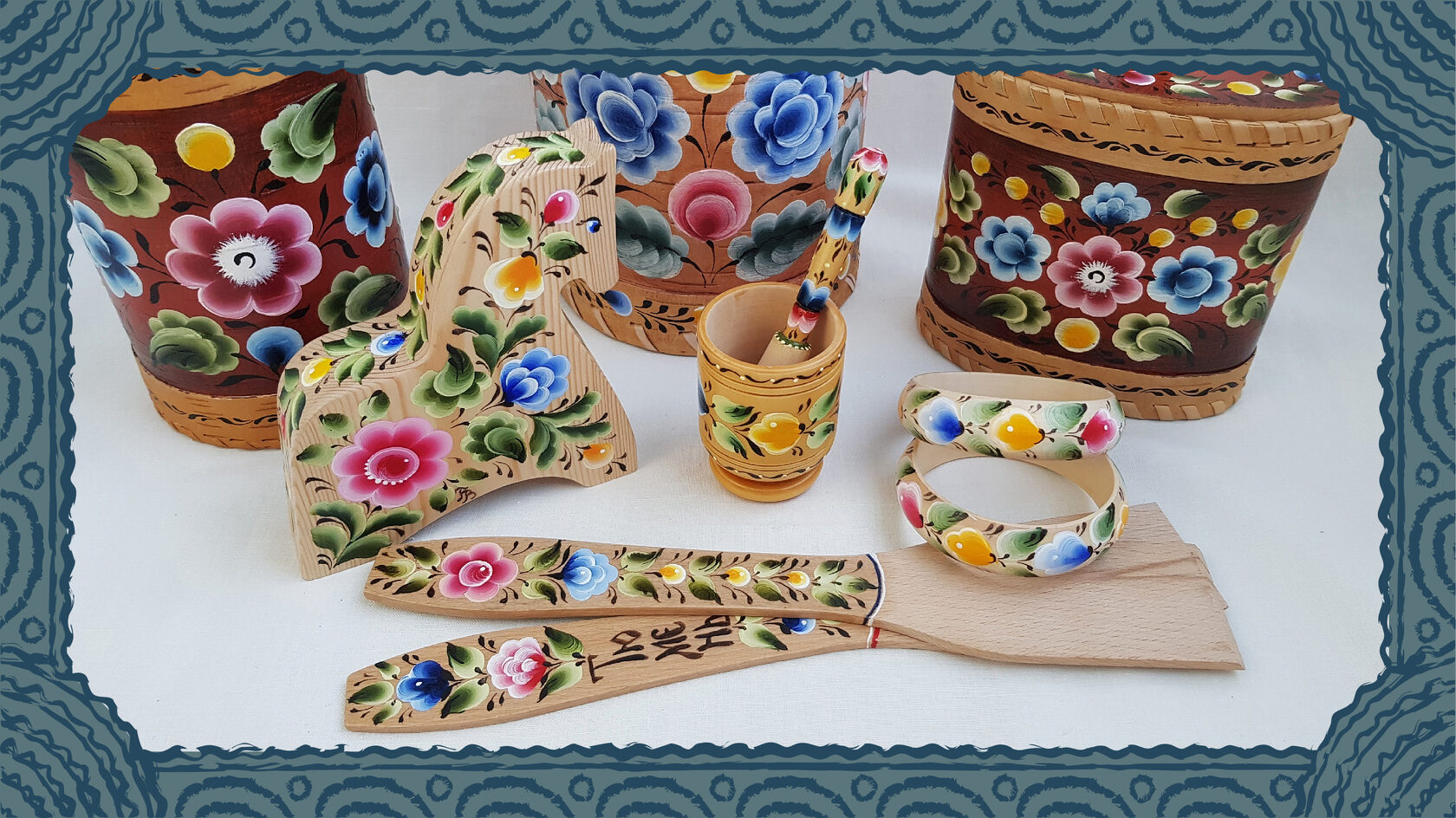 юменская роспись. Автор Вера Быкова