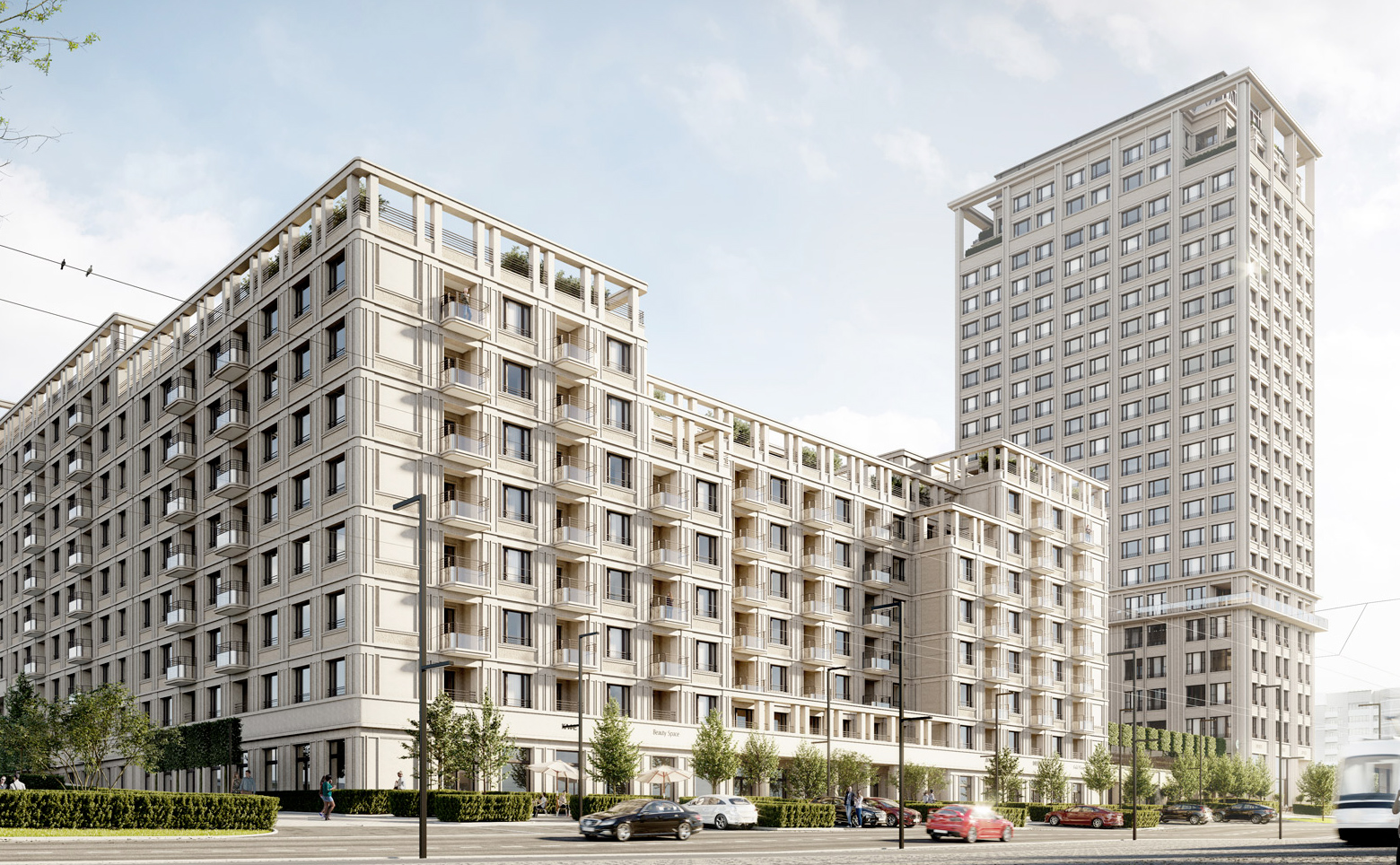 визуализация жилого комплекса жк квартал на декабристов от застройщика брусника в локации метро октябрьского