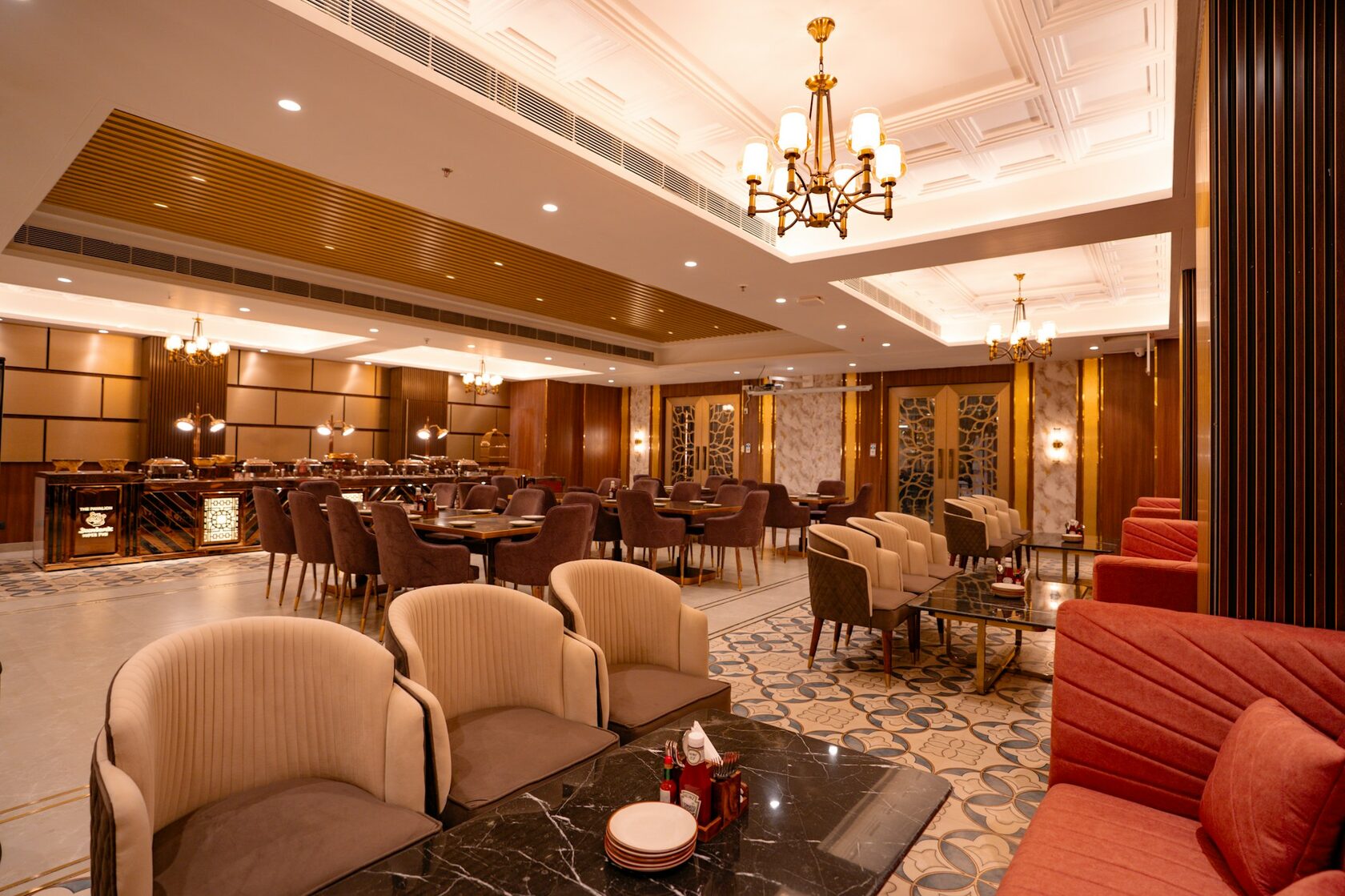 Corporate event setup