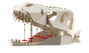 тиранозавр детская площадка