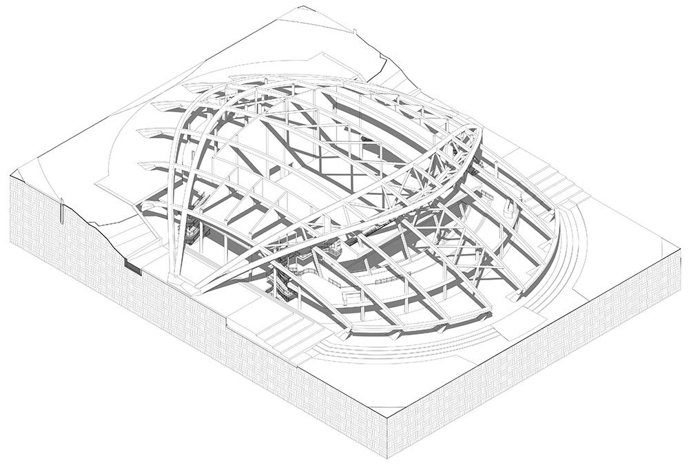 3д схема конструкций развлекательного комплекса