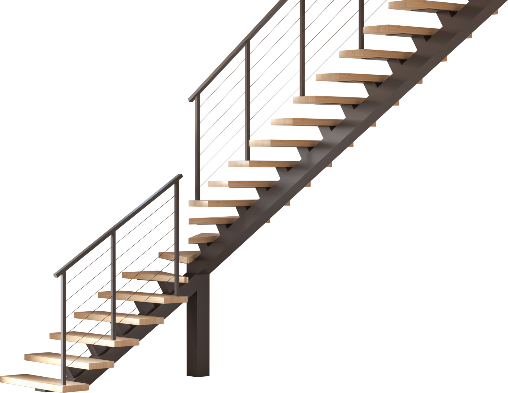 Лестница на металлическом каркасе «Mono-Step» mod 1