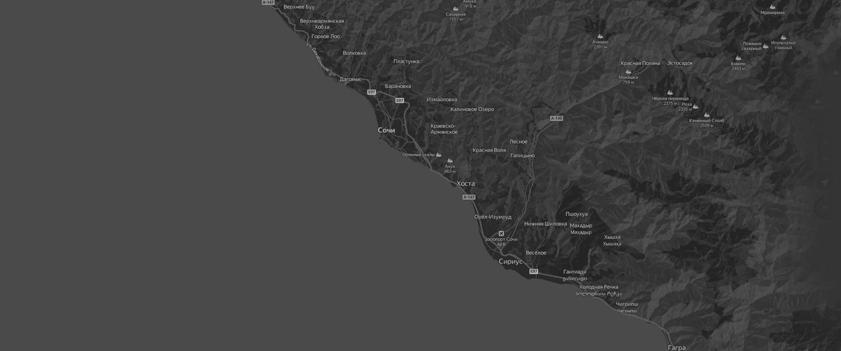 map Sochi