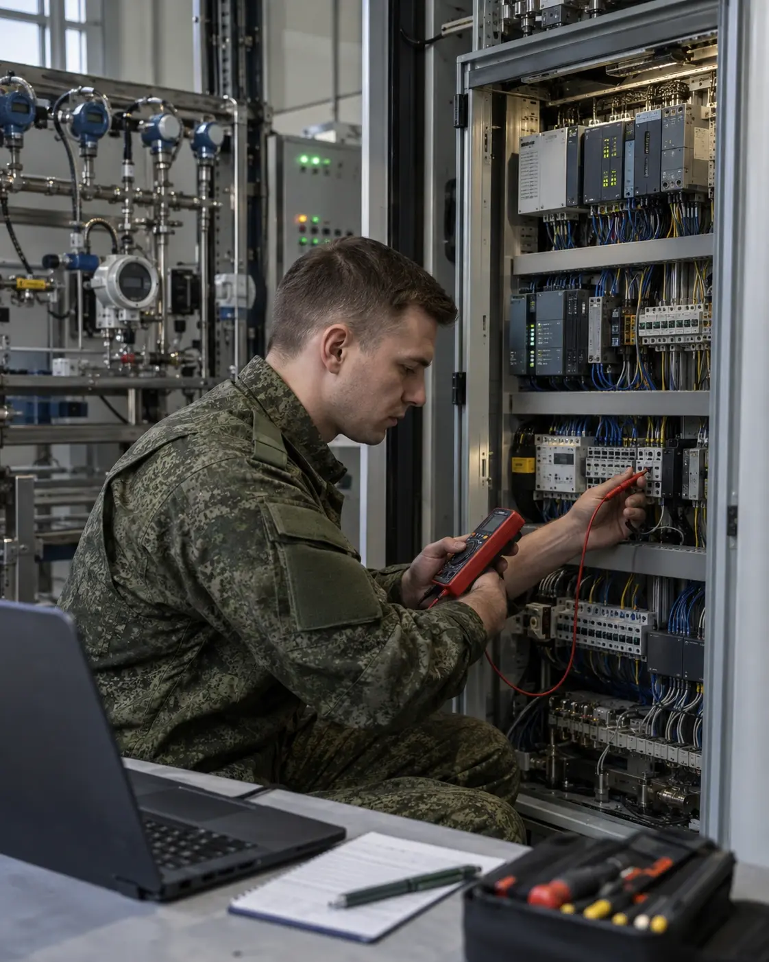 Проверка контрольно-измерительных приборов и датчиков
