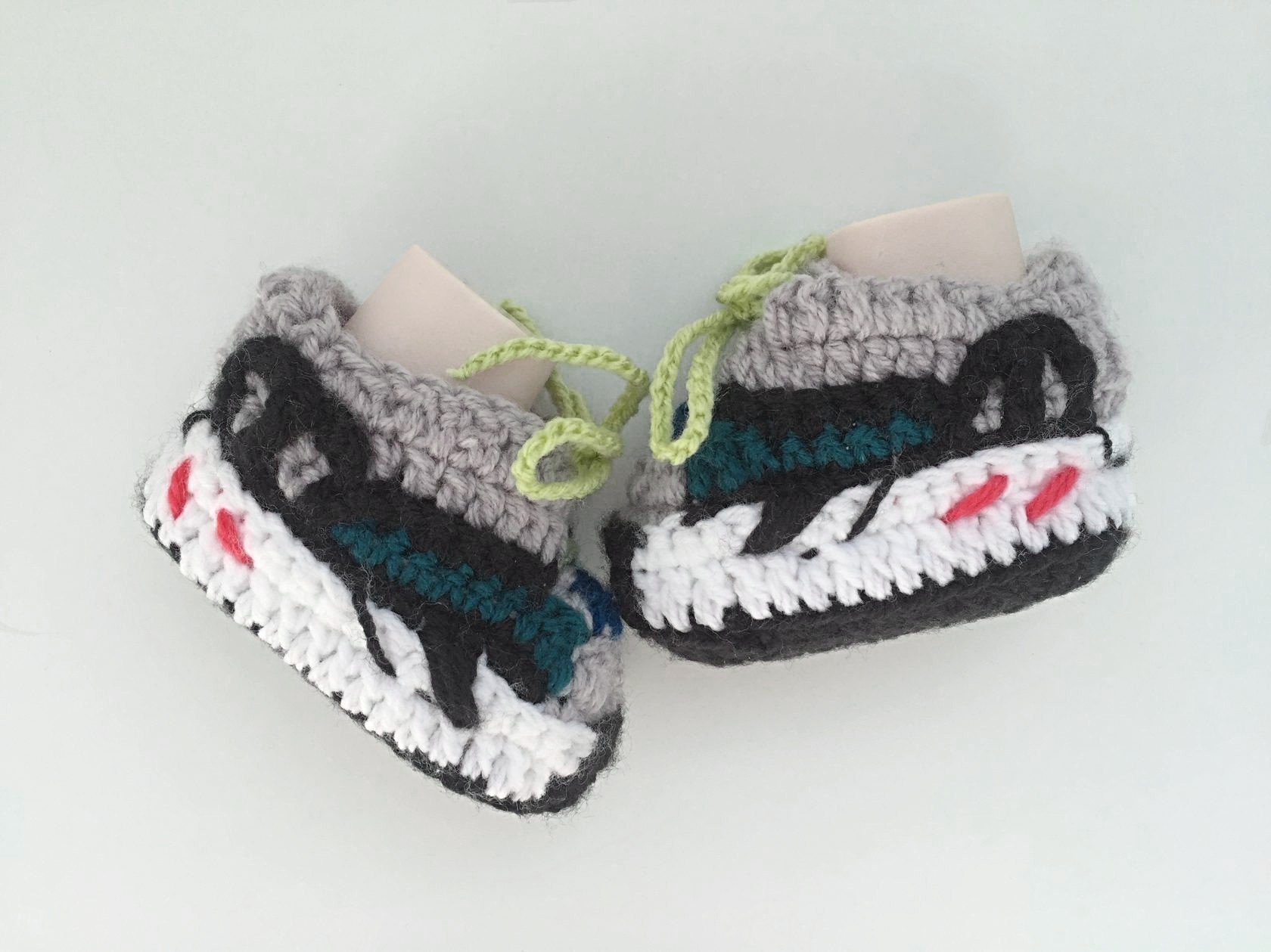 crochet yeezy baby shoes