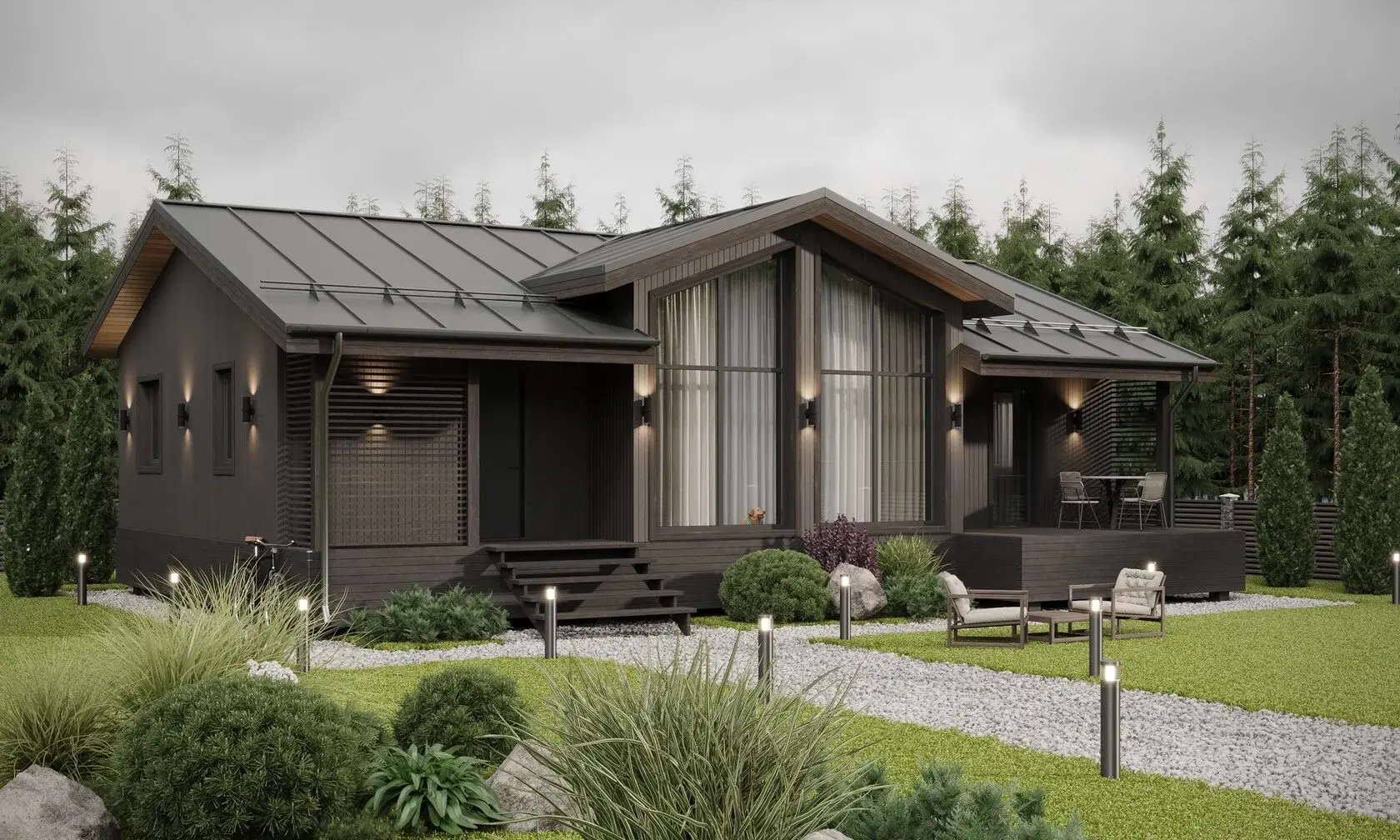 БОСТОН — проект дома PREFAB9