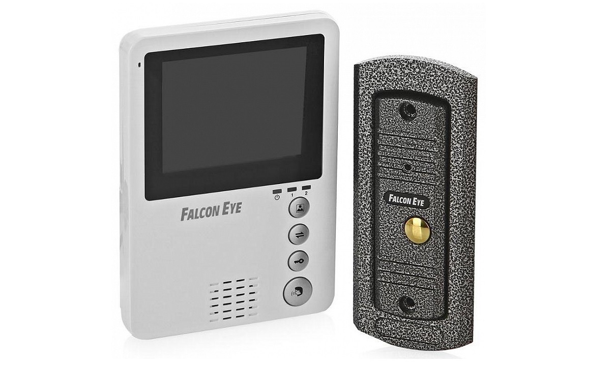 Видеодомофон для дома цена. Falcon Eye Fe-Kit. Видеодомофон Фалькон Еве. DHI-vth2421fw-p. Falcon Eye видеодомофон логотип.