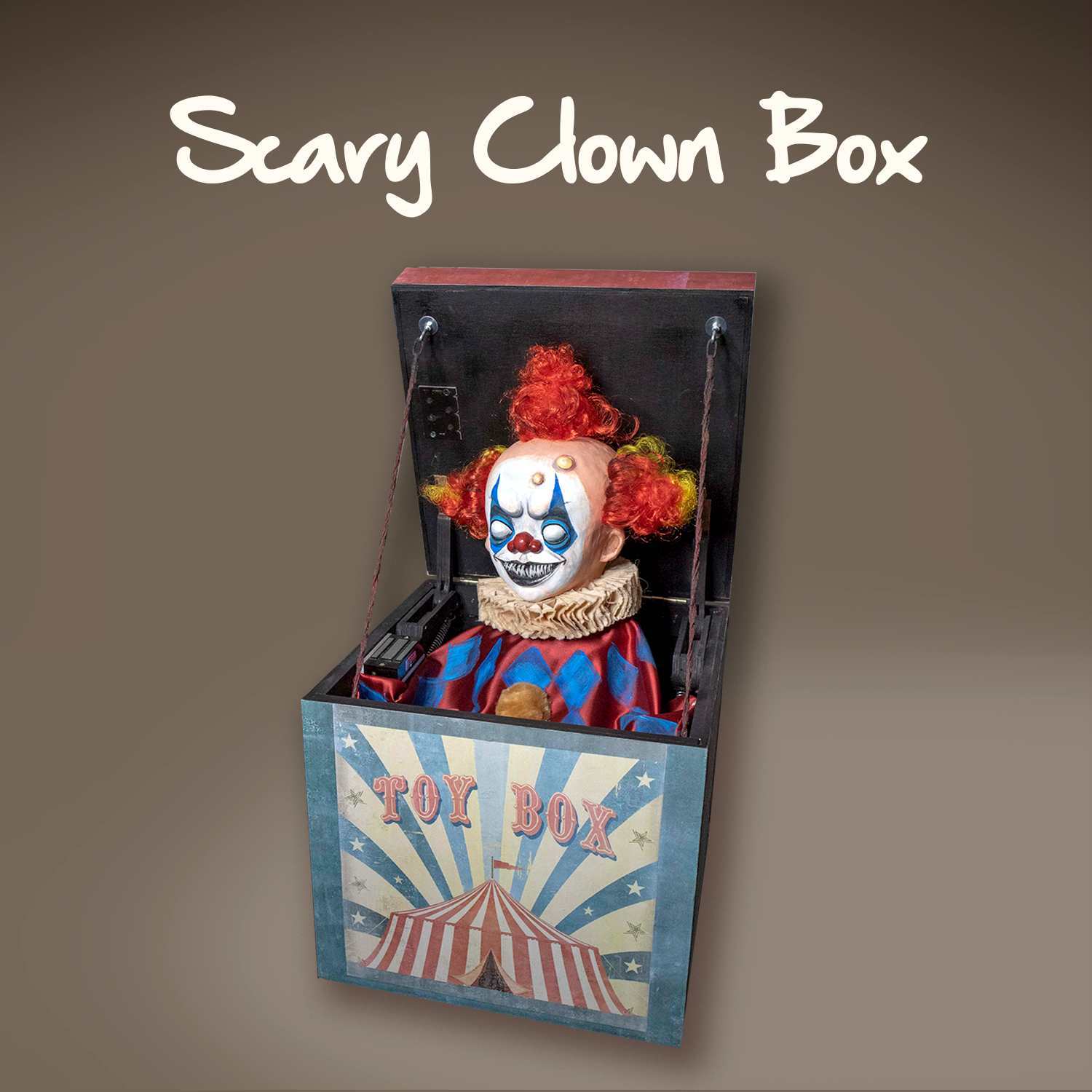 Scary Clown Box prop for escape room. Escape room props and puzzles| A+ ...