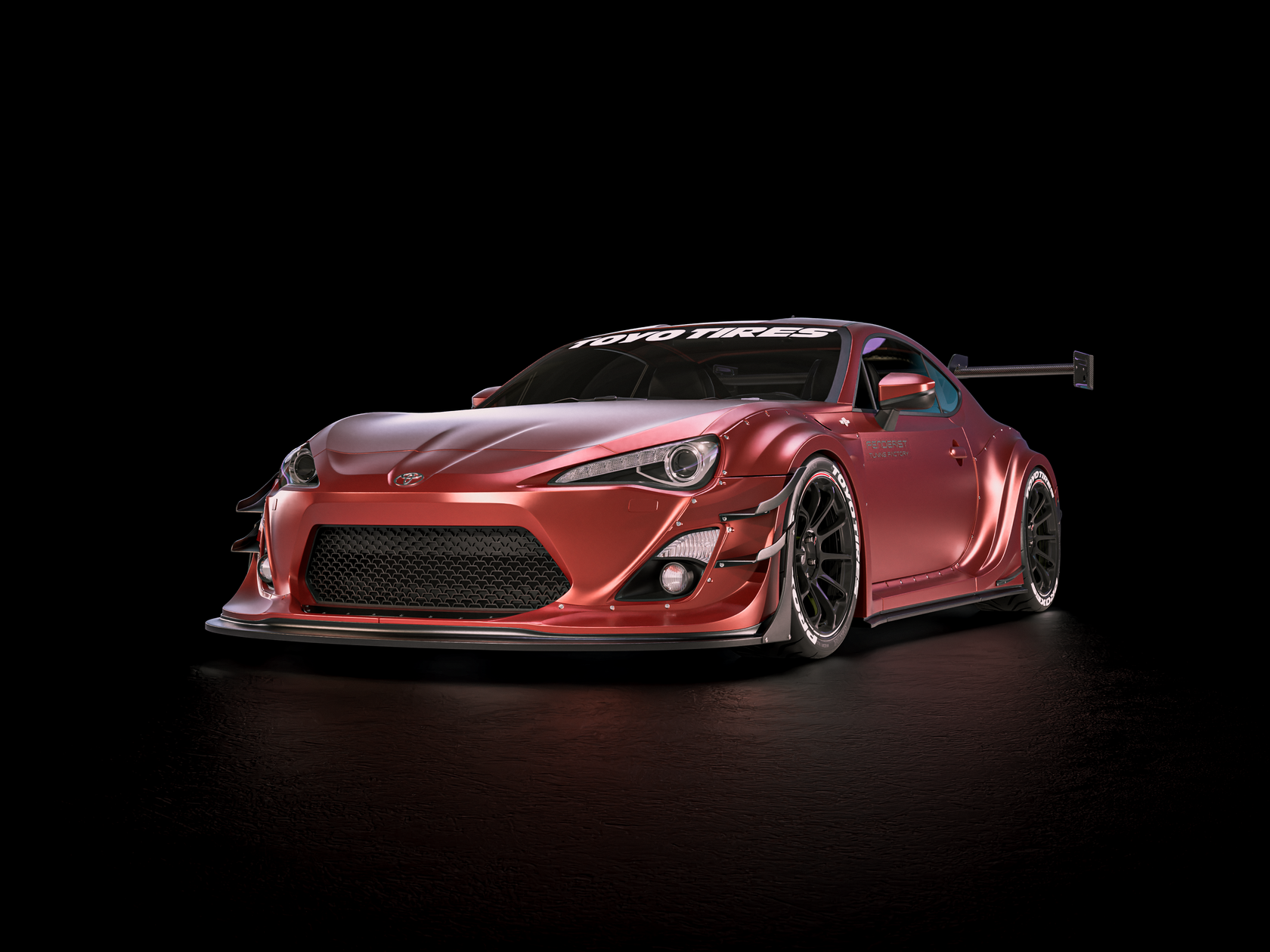 Full FENDERIST SPEC R kit / WIDE BODY KIT TOYOTA GT86 / SCION FRS 2011-2017