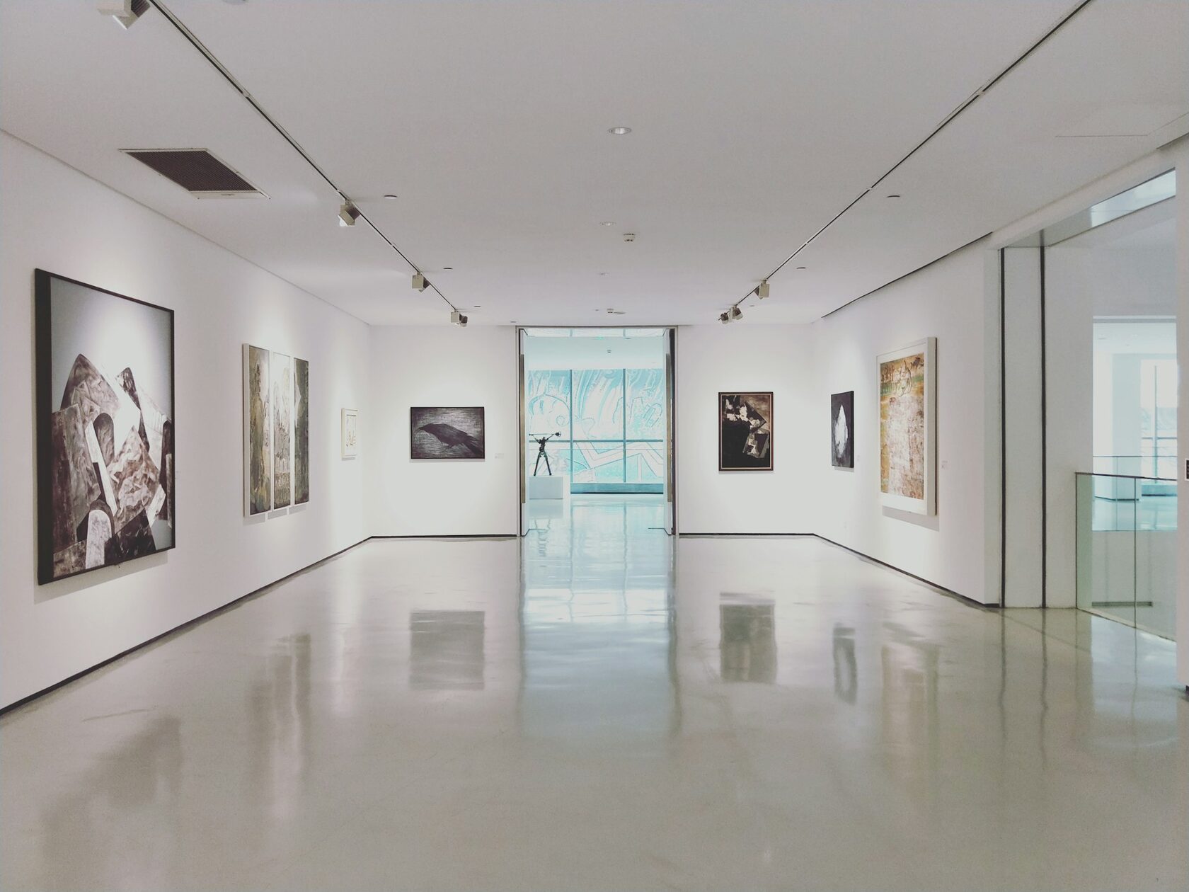 Exhibition space interior