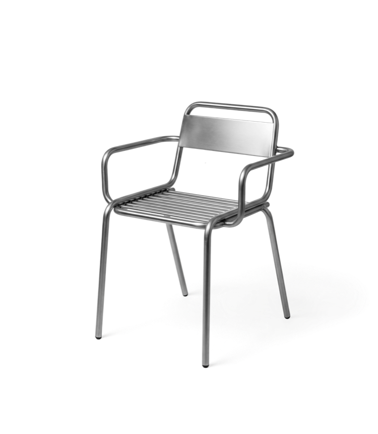 Стул Дуга М из нержавеющей стали