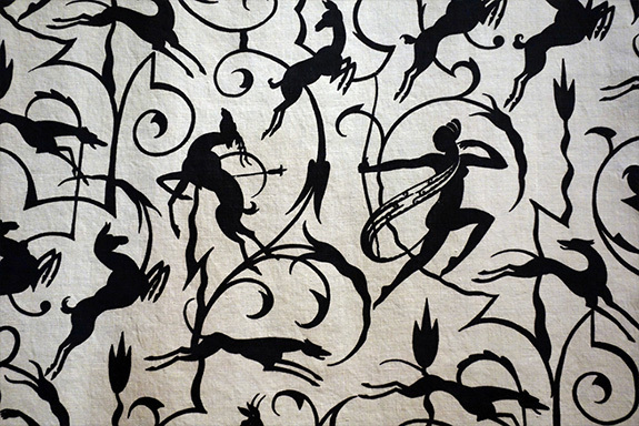 текстиль Thomas Lamb ар деко