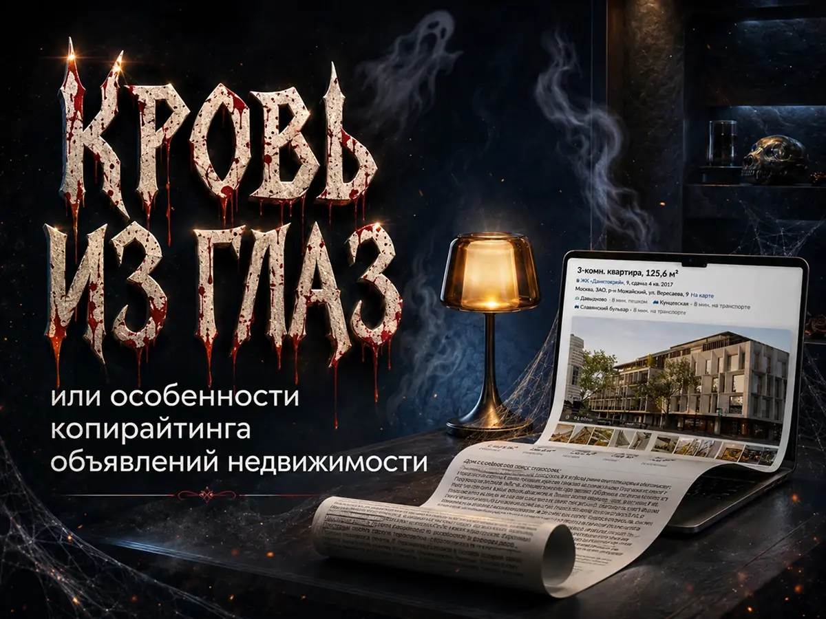Рабочая онлайн-встреча «Кровь из глаз или особенности копирайтинга объявлений недвижимости»