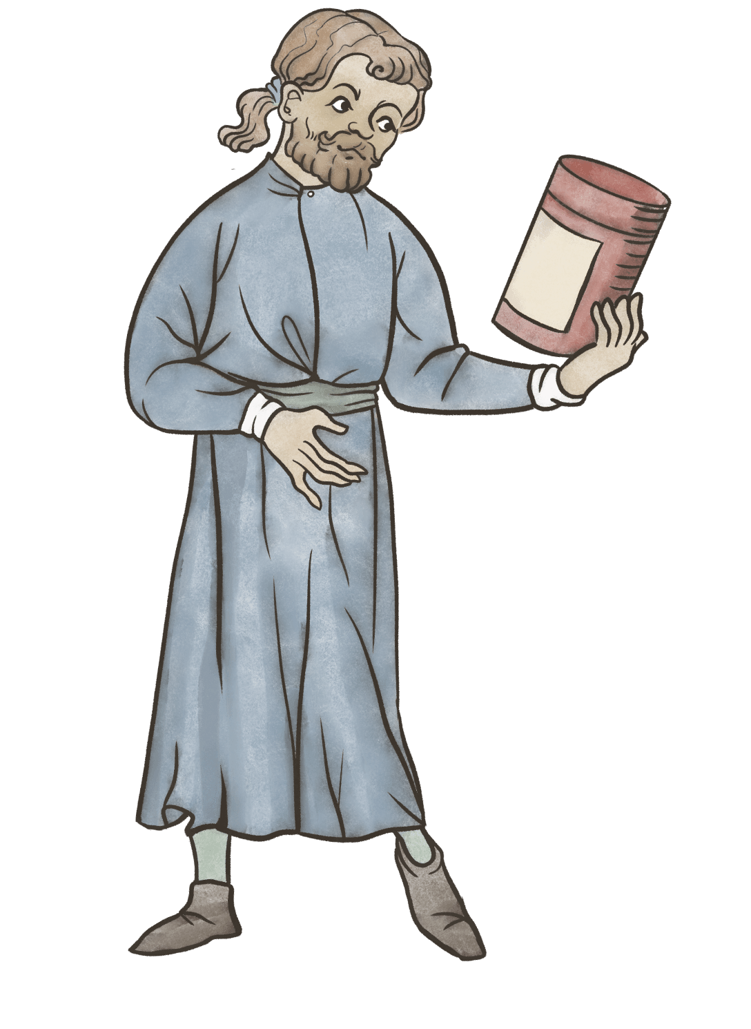 Иллюстрация монаха 