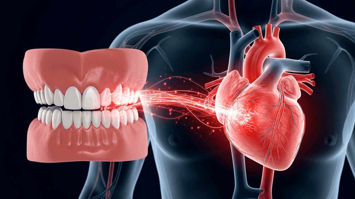 Какая связь между сердце и здоровьем десен?