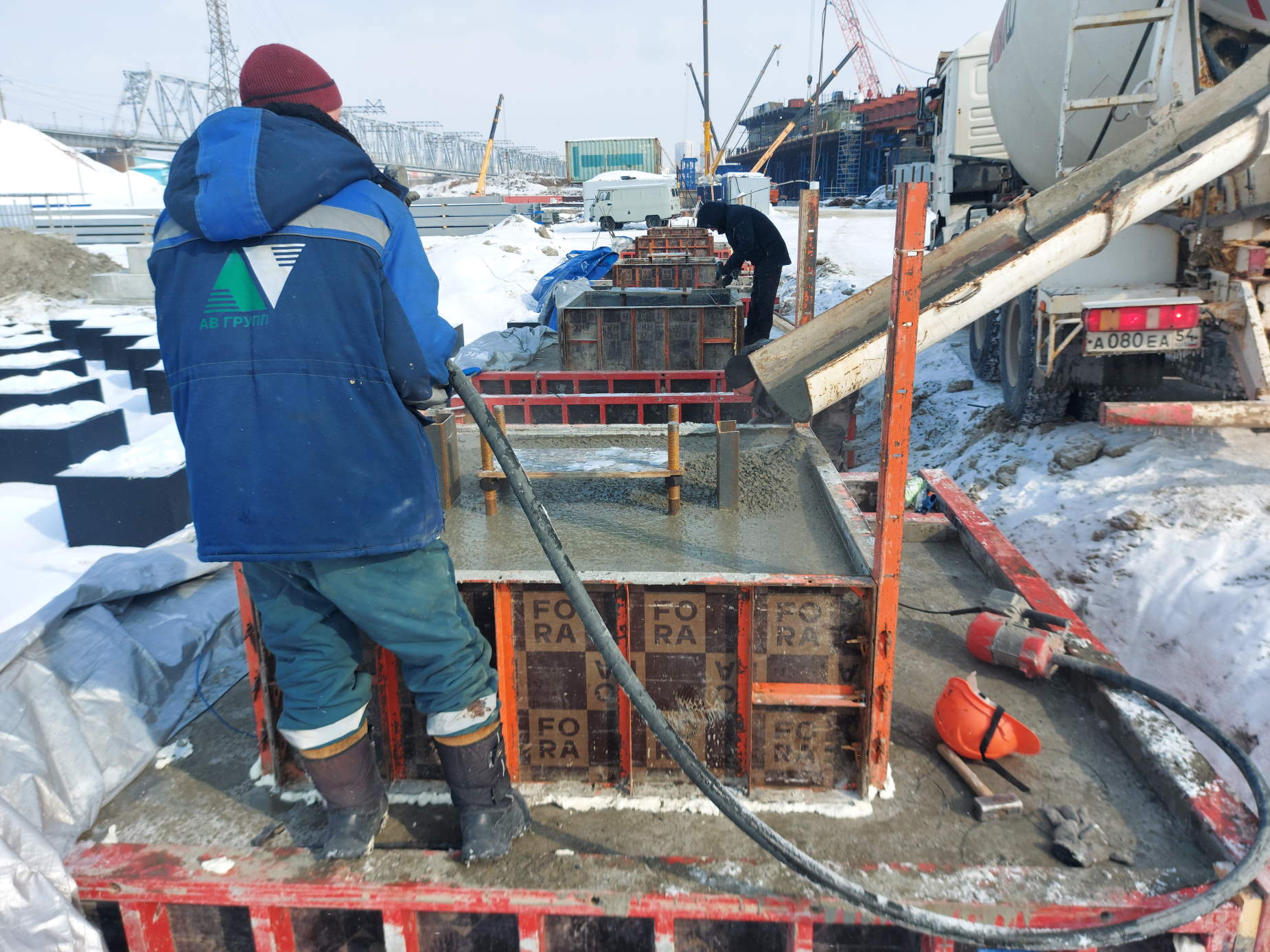 Устройство фундаментов в Новосибирске