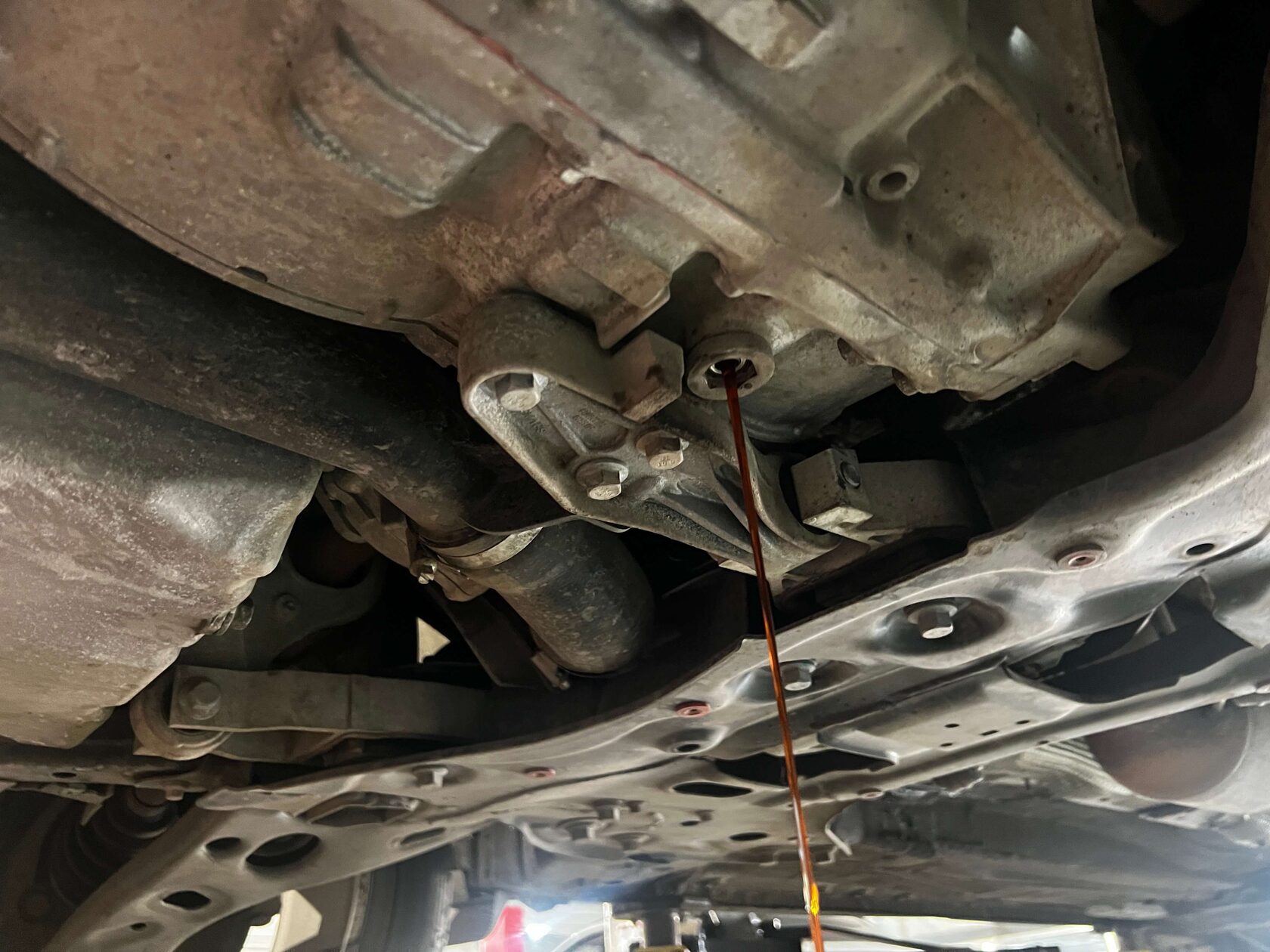 Выставление уровня масла в АКПП Aisin