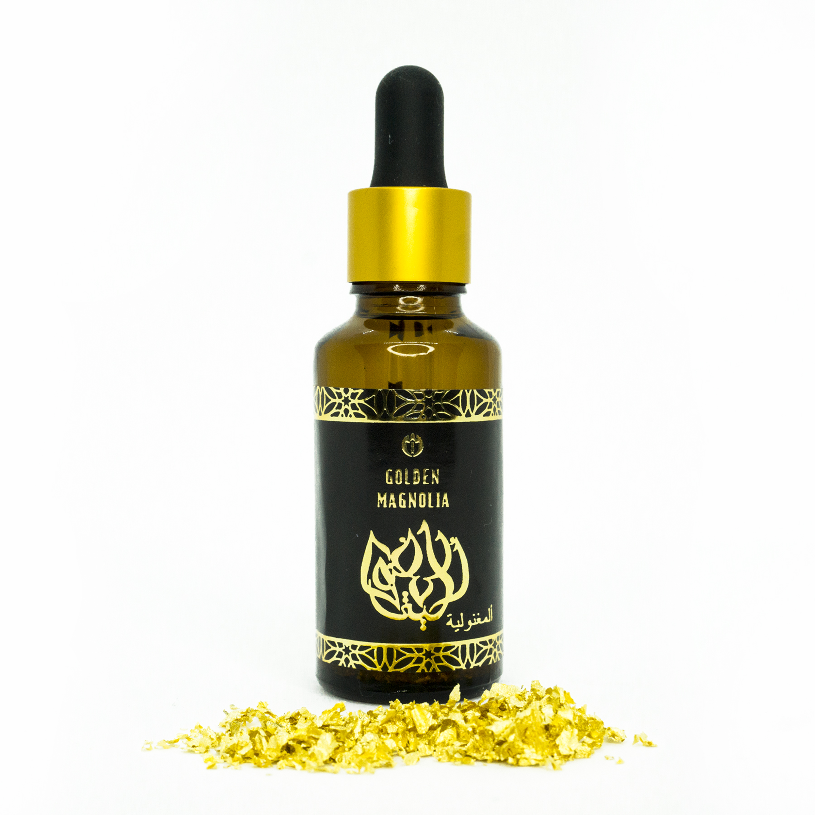 Golden MAGNOLIA aroma oil with & nbsp; cosmetic gold