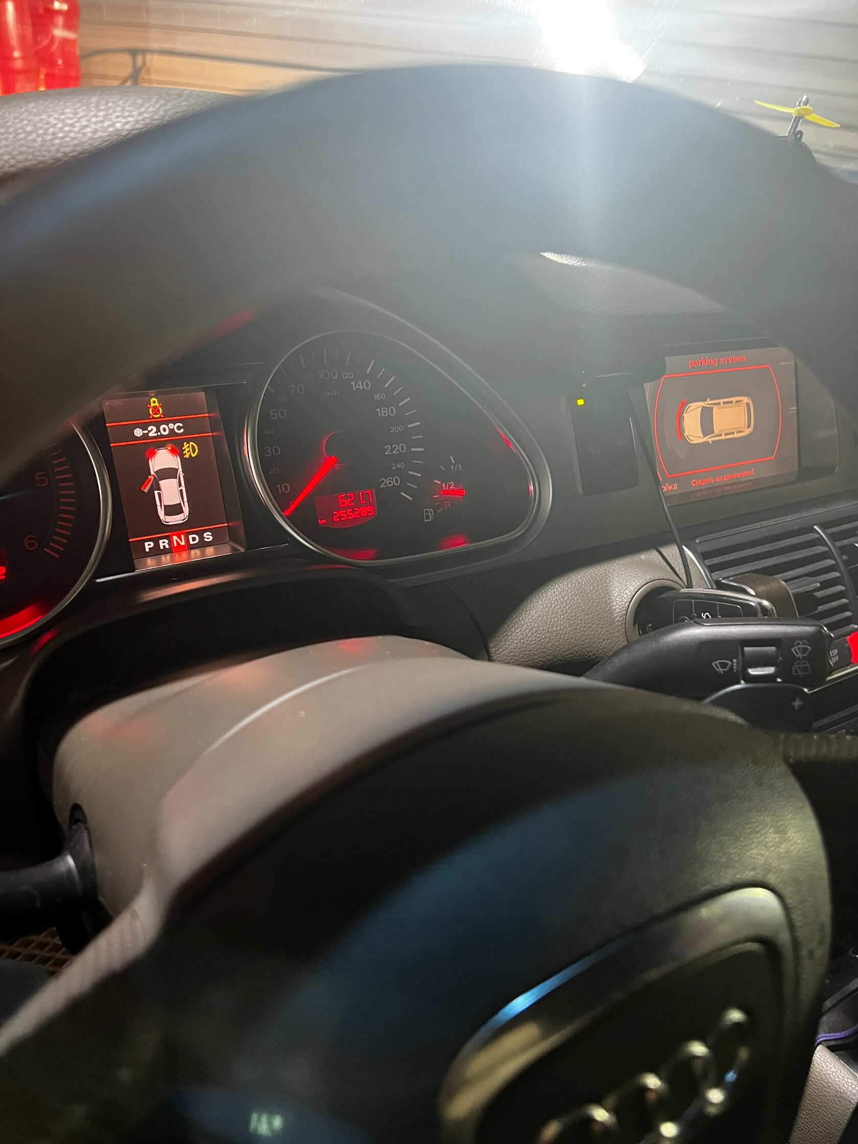 Пробег Audi Q7 4L