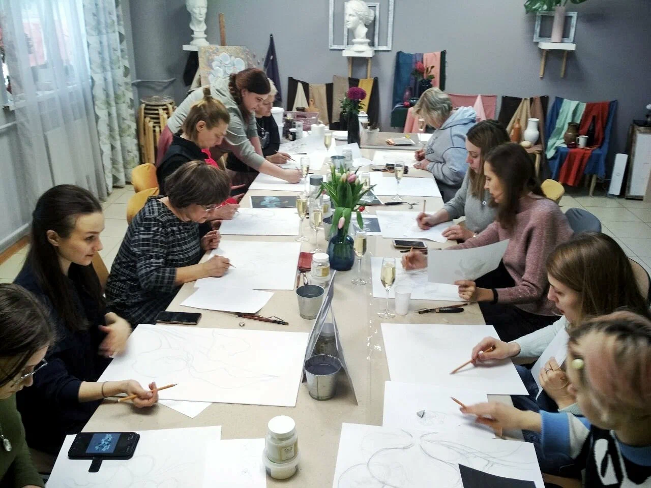 Интерьер студии Центр