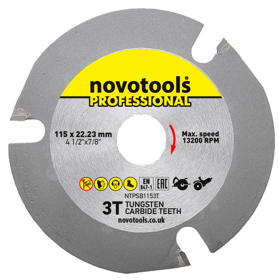 Универсальный пильный диск для УШМ NovoTools