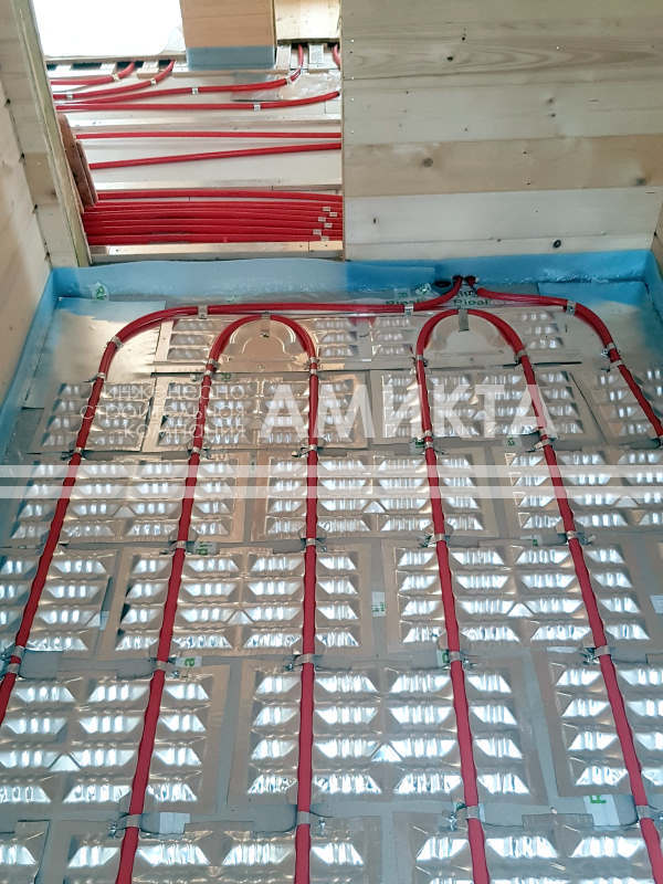 Теплые полы в загородном доме. Санкт-Петербург и Ленинградская область