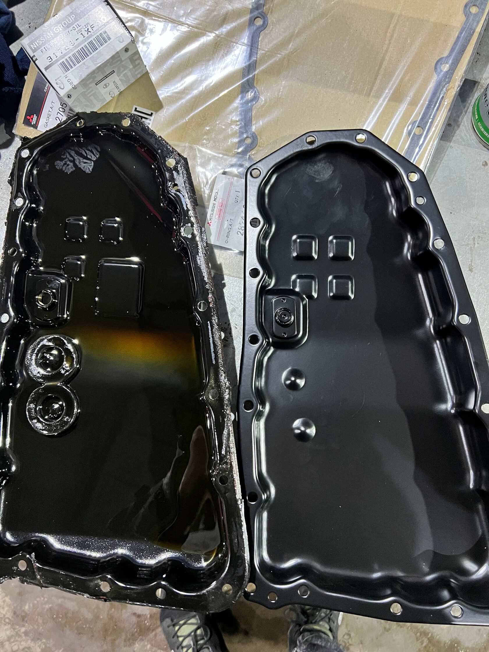 Новый поддон для вариатора Mitsubishi