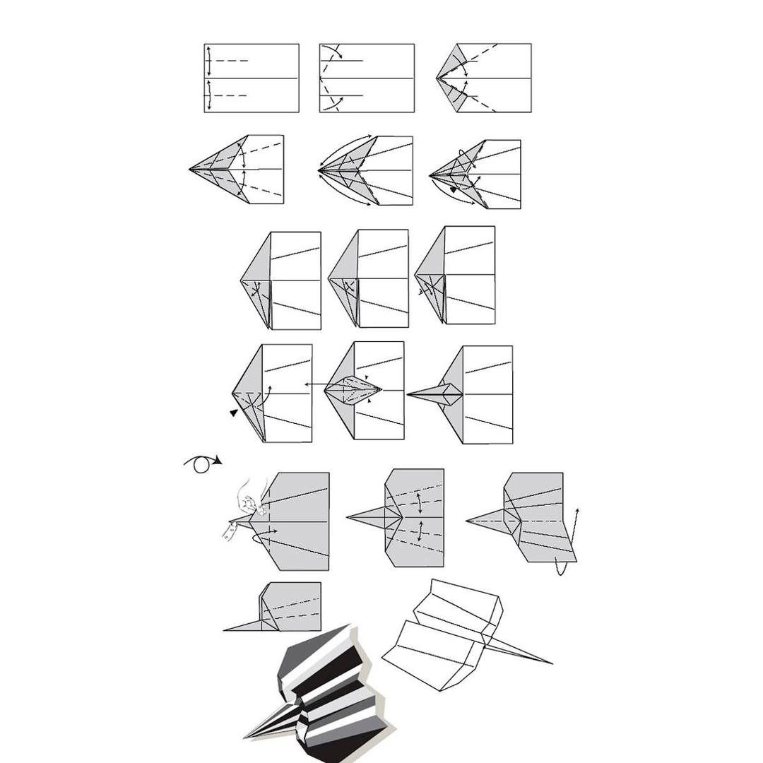 Схема как сделать кораблик и самолётик из бумаги. Бумажный самолетик истребитель схема. Схема сборки самолетика из бумаги. Самый крутой самолет из бумаги.
