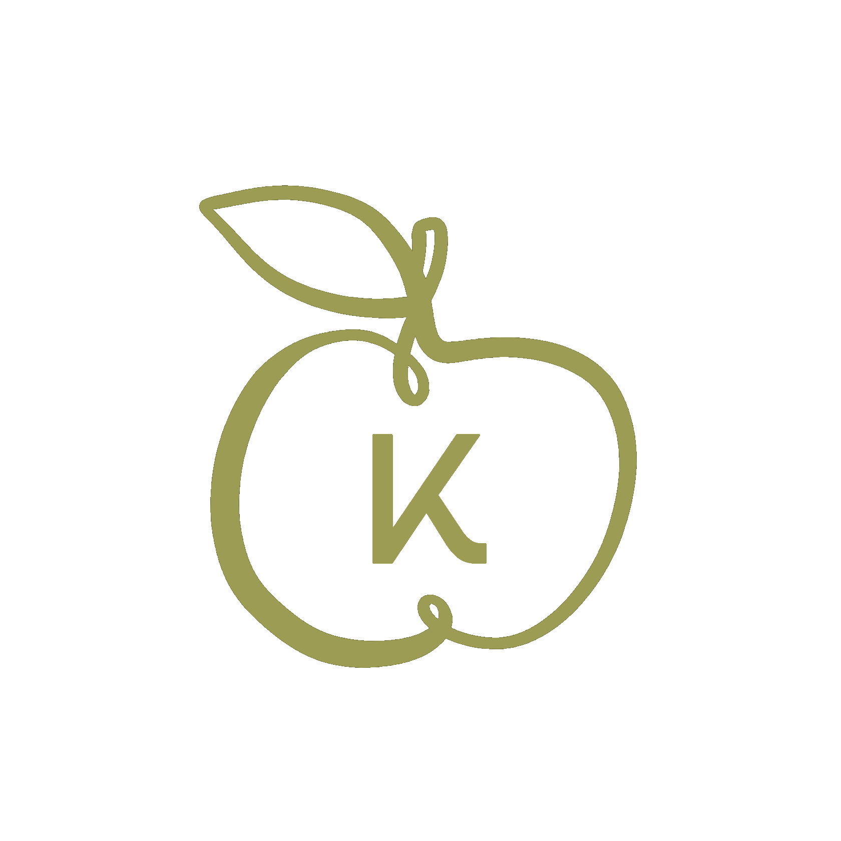 Оливковое, белое лого