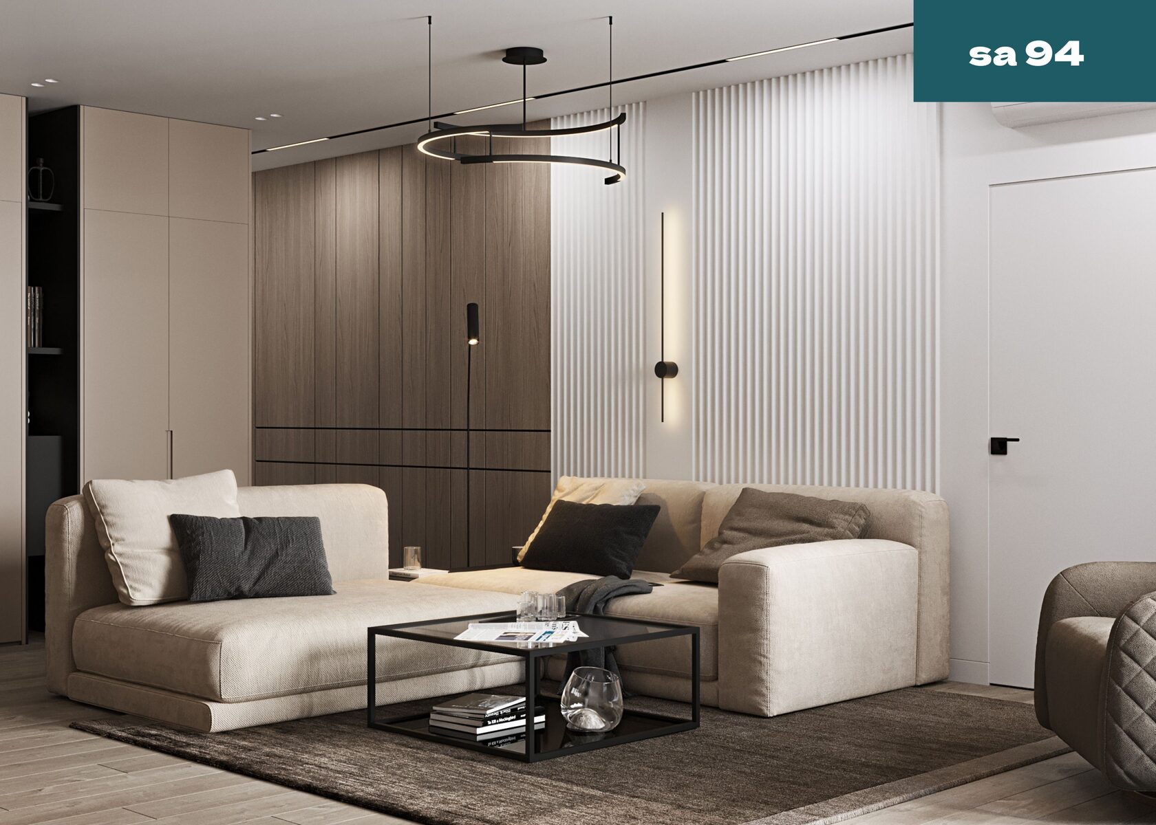 дизайн проект квартири в ЖК Sofia Residence у Києві від Студії Інтер ...