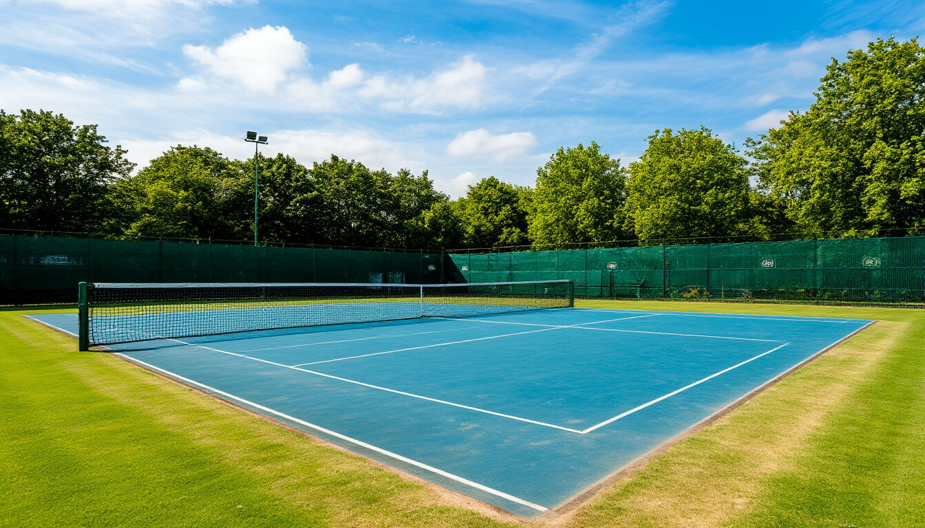 Корты теннисные