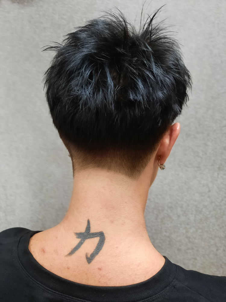 модное окрашивание на короткие