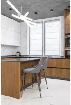 Кухни из шпона фото 2