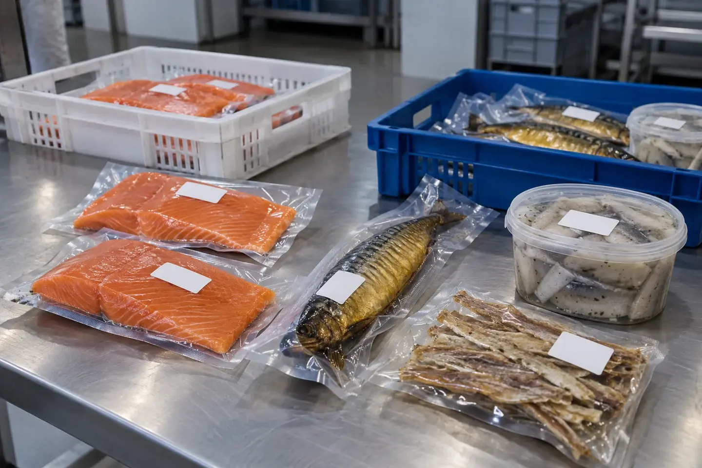 Пример комплектации заказа рыбной продукции