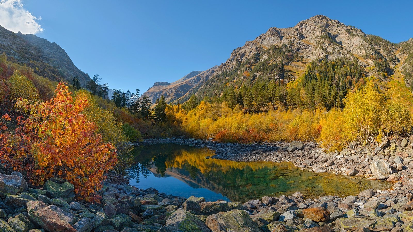 Архыз Домбай осень