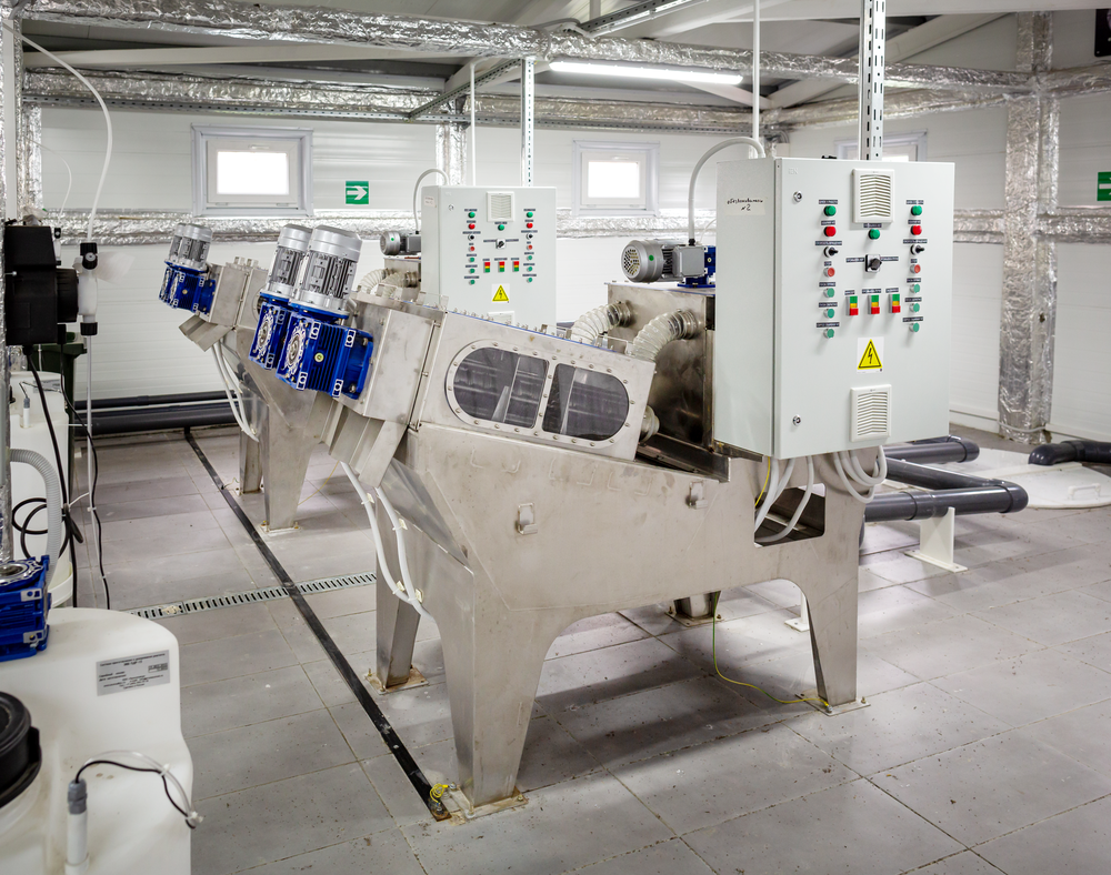 Оборудование ИНЖТЕХМАШ для обезвоживания осадка