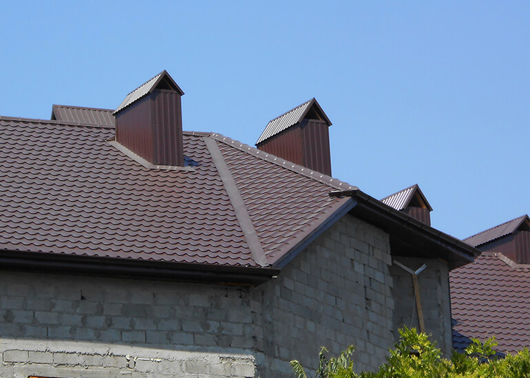 Результат кровельных работ дома в Геленджике 