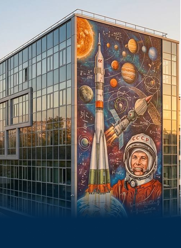 Мурал с Солдатом СВО в Феодосии