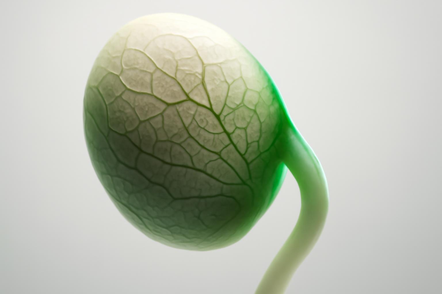 Green color in eco and vegan branding